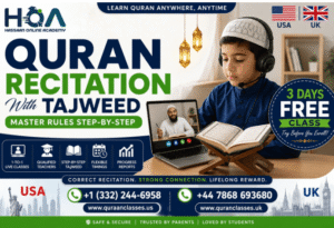 Learn Quran Recitation with Tajweed Step-by-Step in the UK & USA